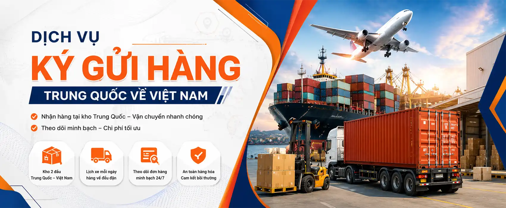 Dịch vụ ký gửi hàng Trung Quốc về Việt Nam
